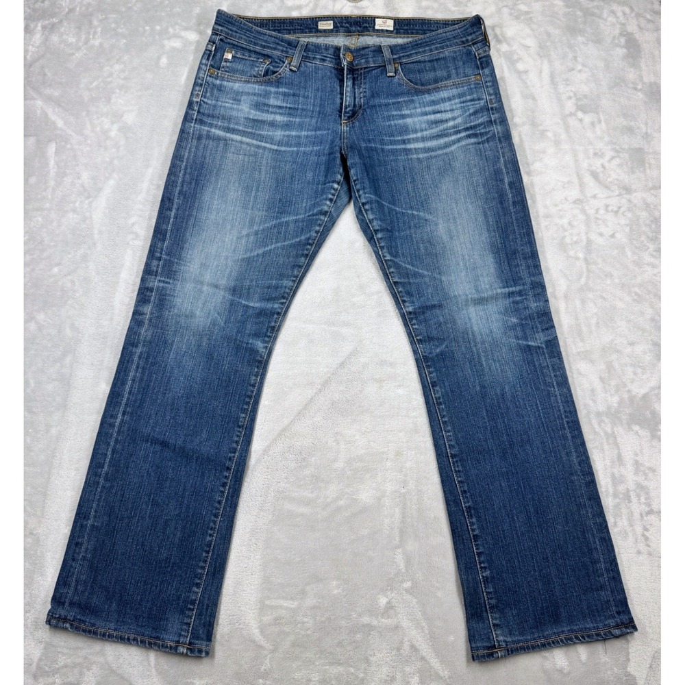 Vtg AG Adriano Goldschmied Tomboy Relaxed Straight Jean Womens 31R USA Rare